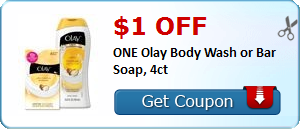 $1.00 off ONE Olay Body Wash or Bar Soap, 4ct