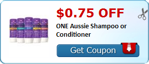 $0.75 off ONE Aussie Shampoo or Conditioner